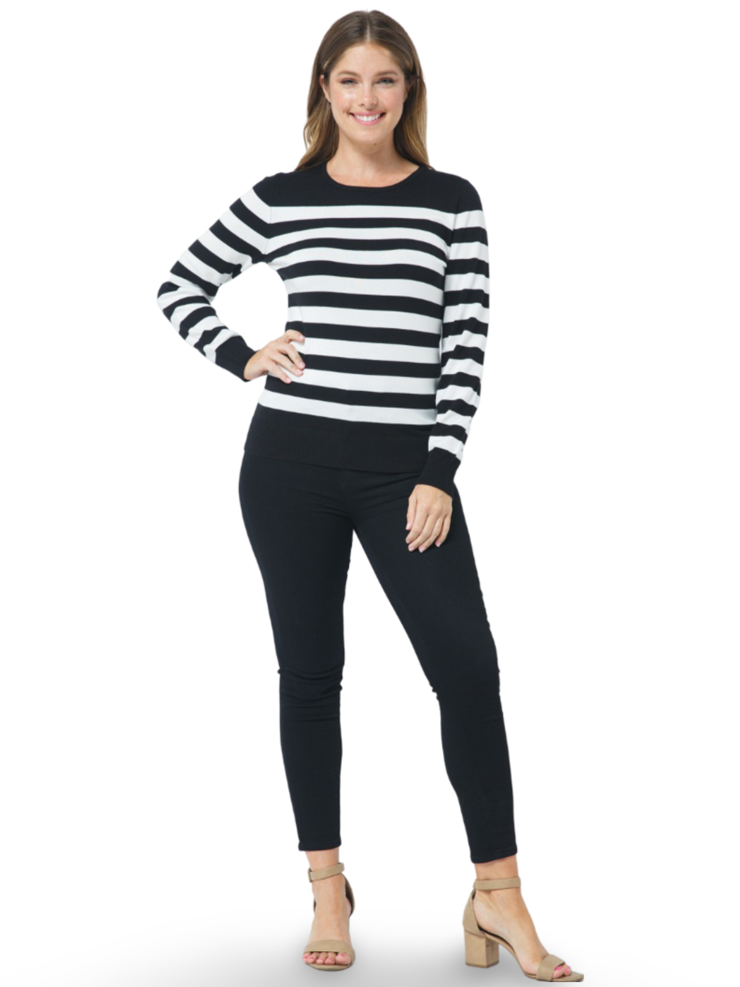 Cielo Crew Stripe Top
