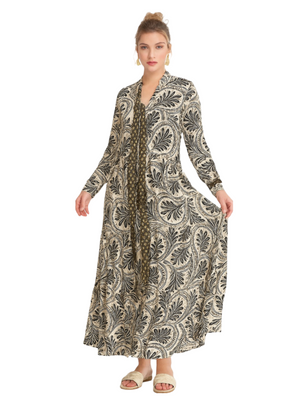 Gold&Silver Cutline Dress