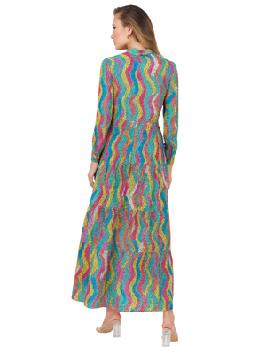 Gold&Silver Cutline Dress