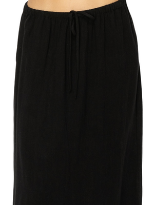 Double Zero Linen Midi