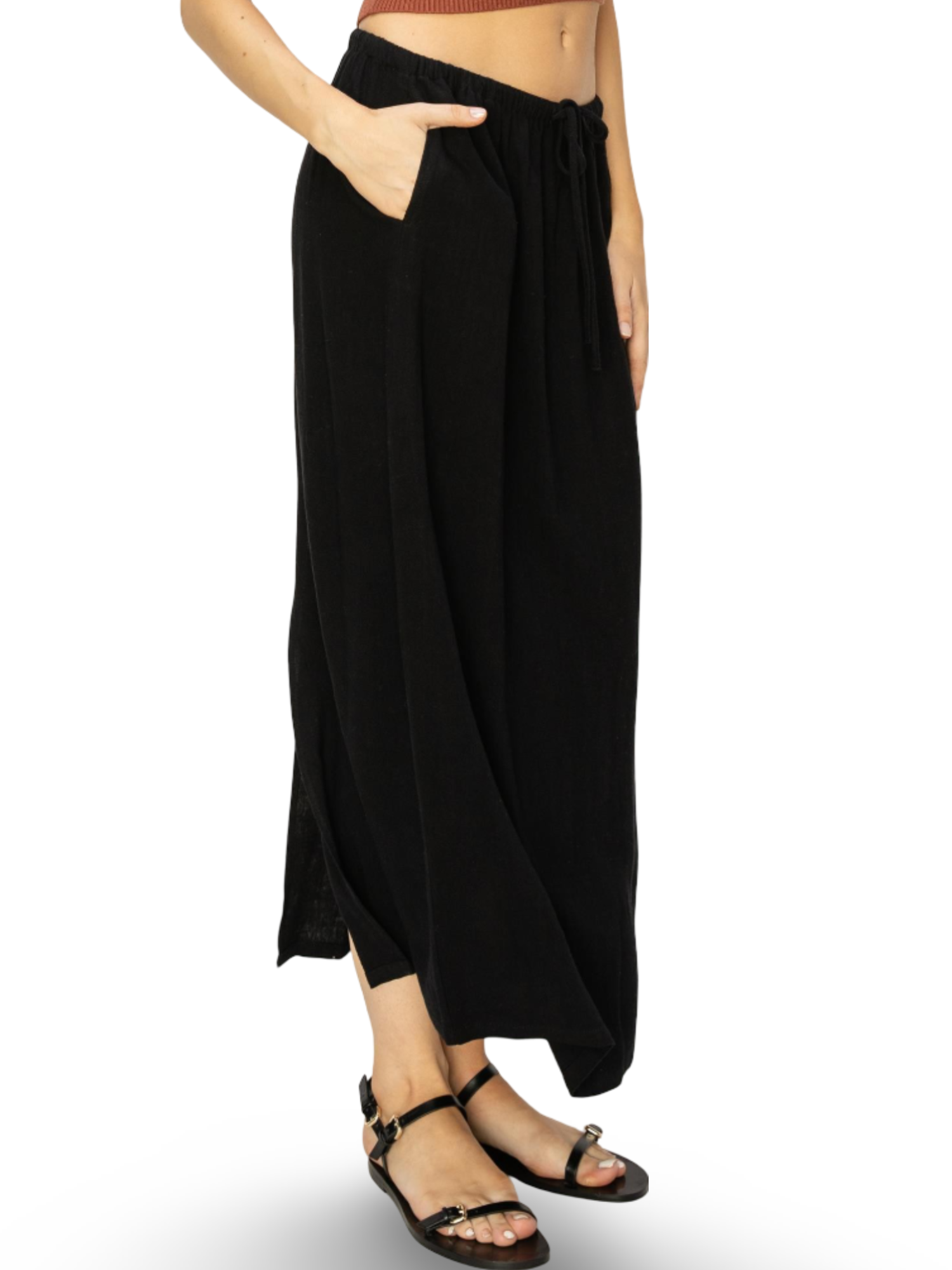 Double Zero Linen Midi