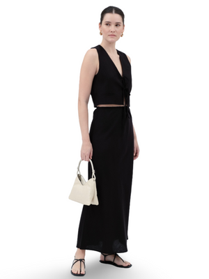 The Workshop Linen Midi