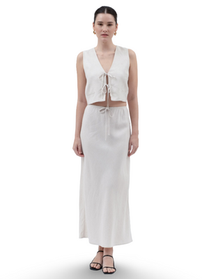 The Workshop Linen Midi