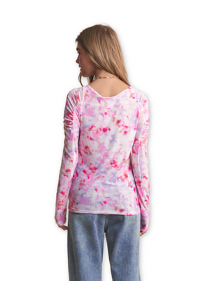 Jnna Mesh Vibrance Top