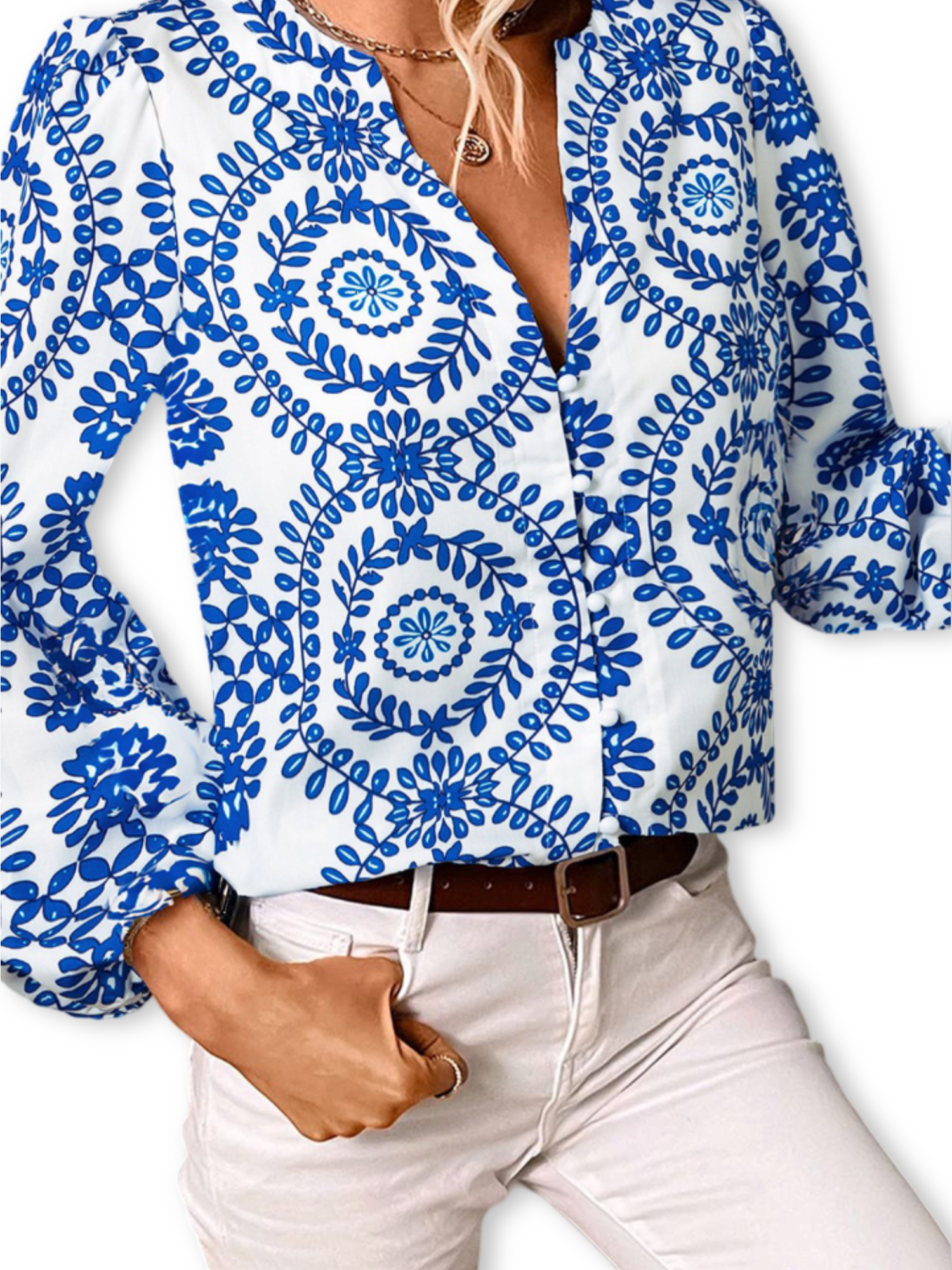 Pink Orchid Fashion Bohemian Shirt