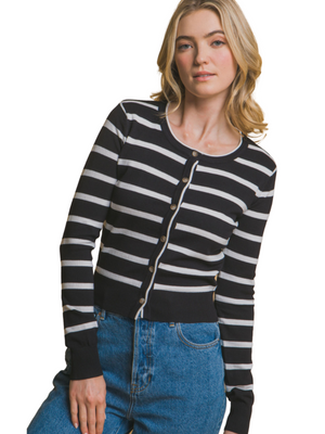 Love Tree Button Down Knit