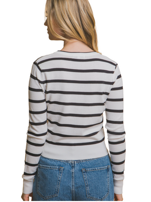 Love Tree Button Down Knit