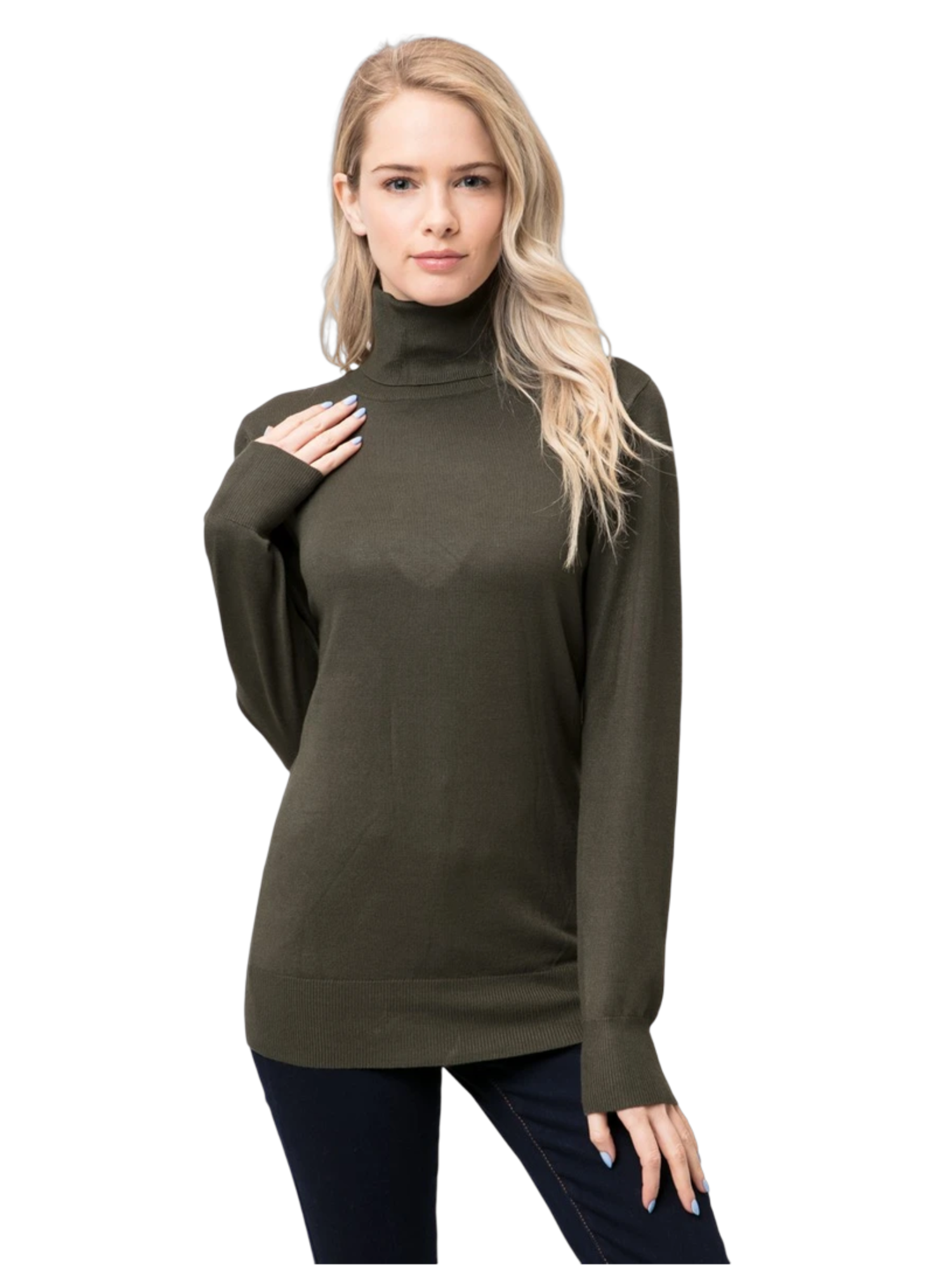 Cielo Cozy Turtleneck Top