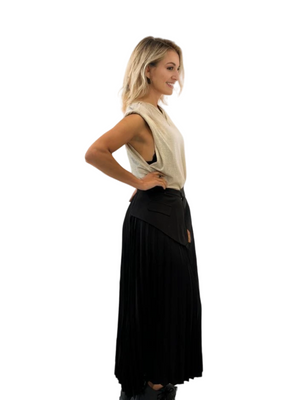 Enxin Pleated Chic Skirt