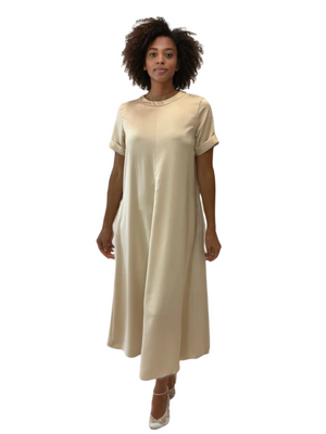 Dixie Satin A-Line Dress