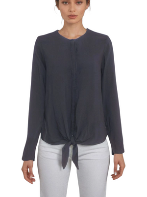 Hard Tail Tie Front Blouse (Style RV-89)