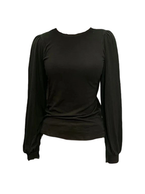 Hard Tail Luxe Puff Sleeve Top (Style ROX-36)