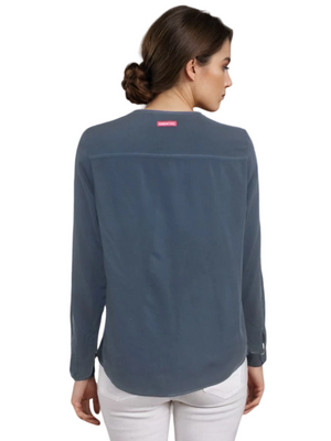 Hard Tail Tie Front Blouse (Style RV-89)