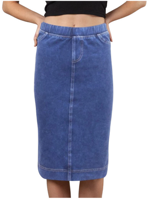 Hard Tail Denim Pencil Skirt WJ-124