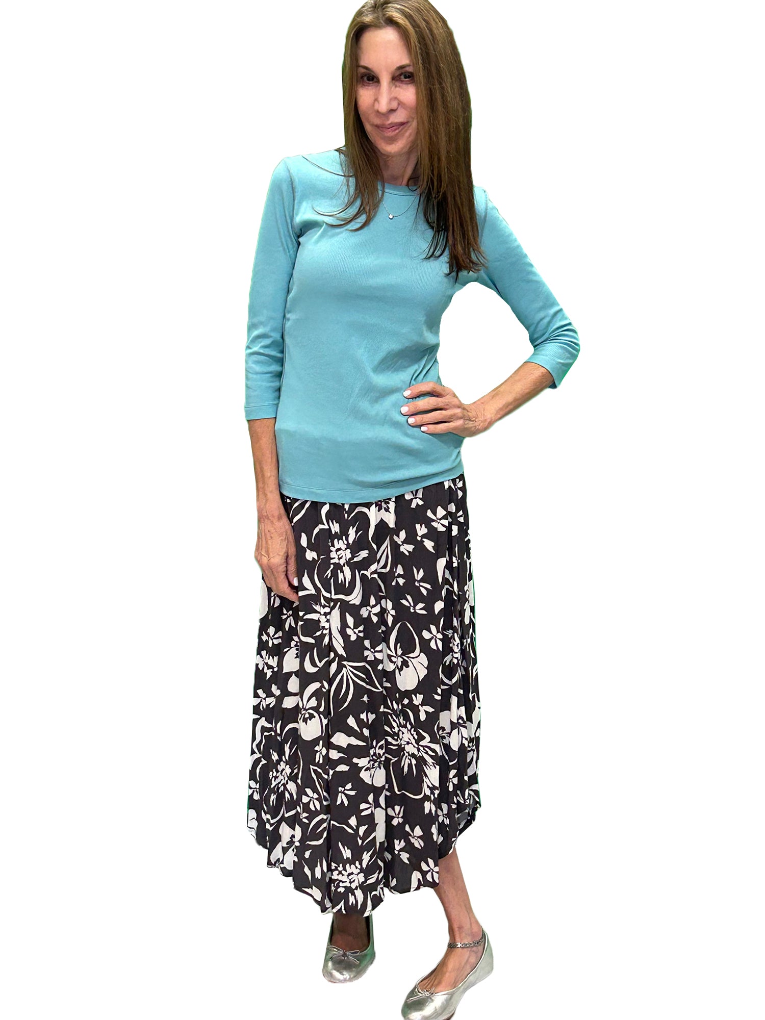 Riff 3/4 Sleeve Ribbed T-Shirt Riff