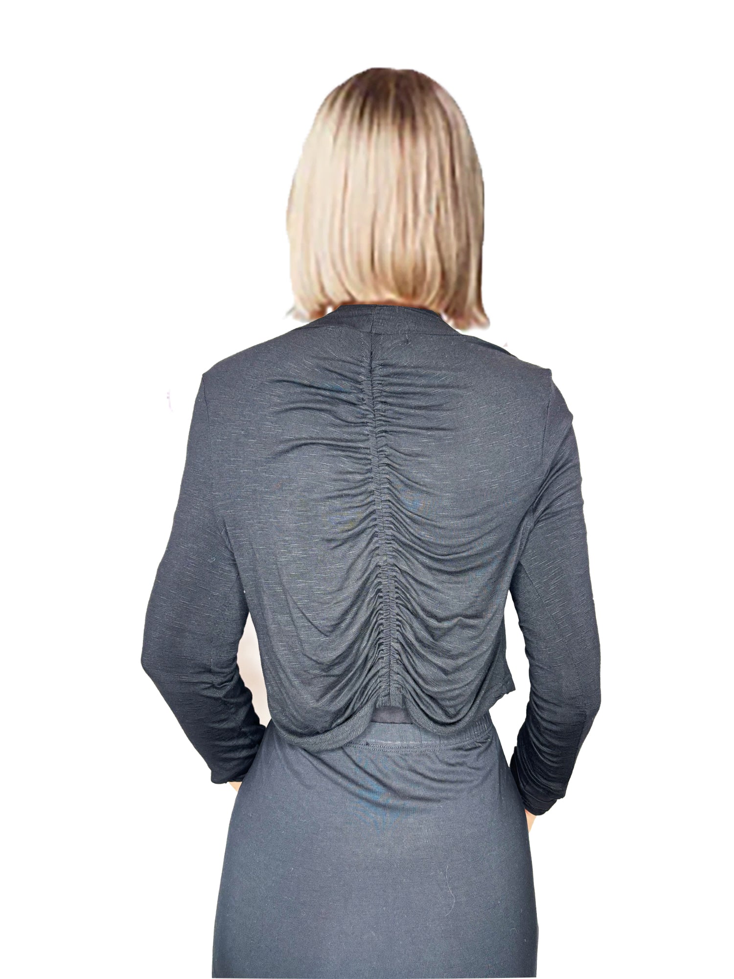 Neesha Ruched Back Shrug