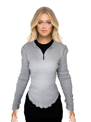 2 Squares Quarter Zip top