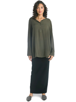 Hard Tail Long Sleeve Flowy Tunic (Style RV-02) - Tops
