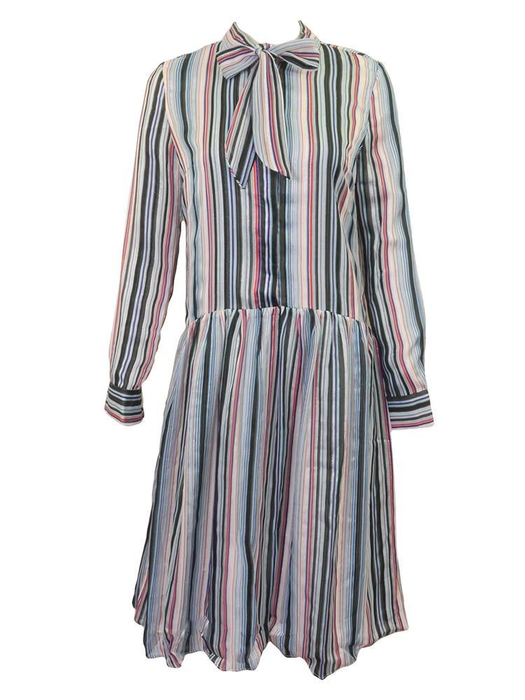 United Stitch Multicolor Striped Dress vendor-unknown