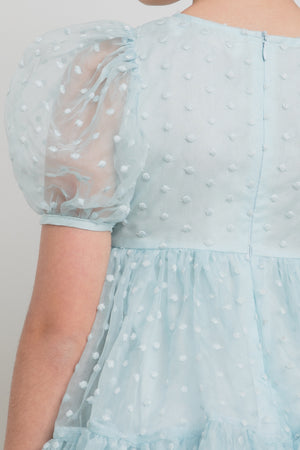 Petite Amalie Ella Embroidered Dot Dress - Dresses