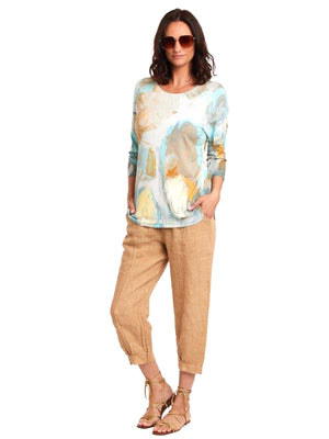 Claire Desjardins Crewneck Print Top - Tops