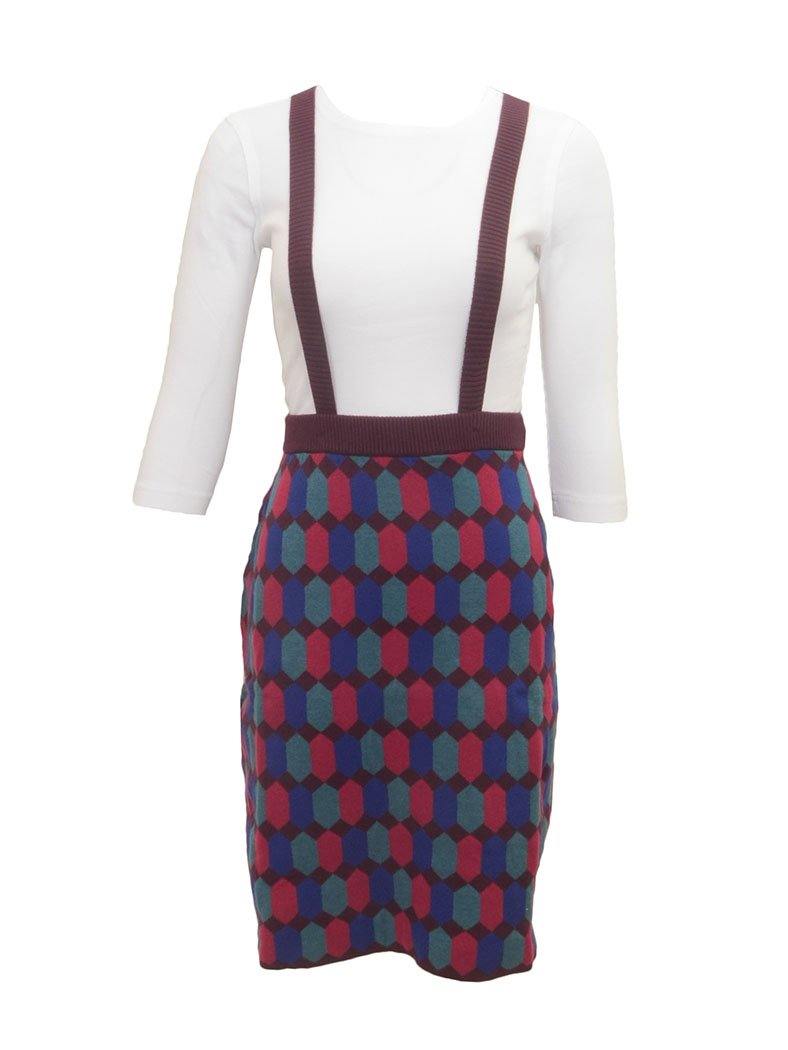 Space Grey Diamond Knit Jumper - PinkOrchidFashion