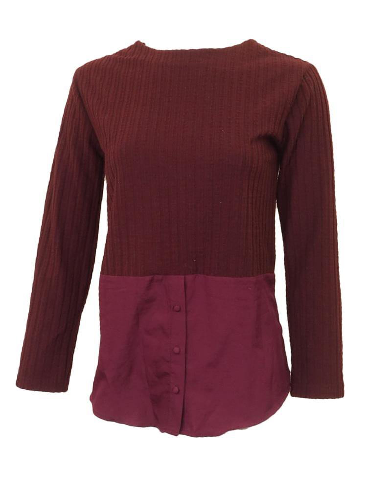 Kas New  York Ribbed Shirt Tail Top vendor-unknown