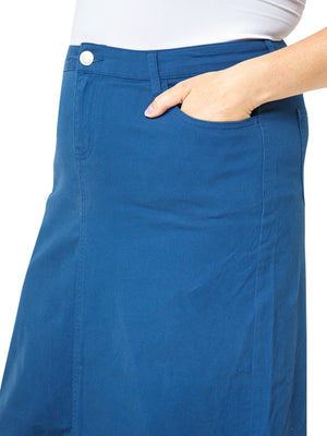 G-Gossip Apparel Pocket Twill Long Skirt - Long Skirts