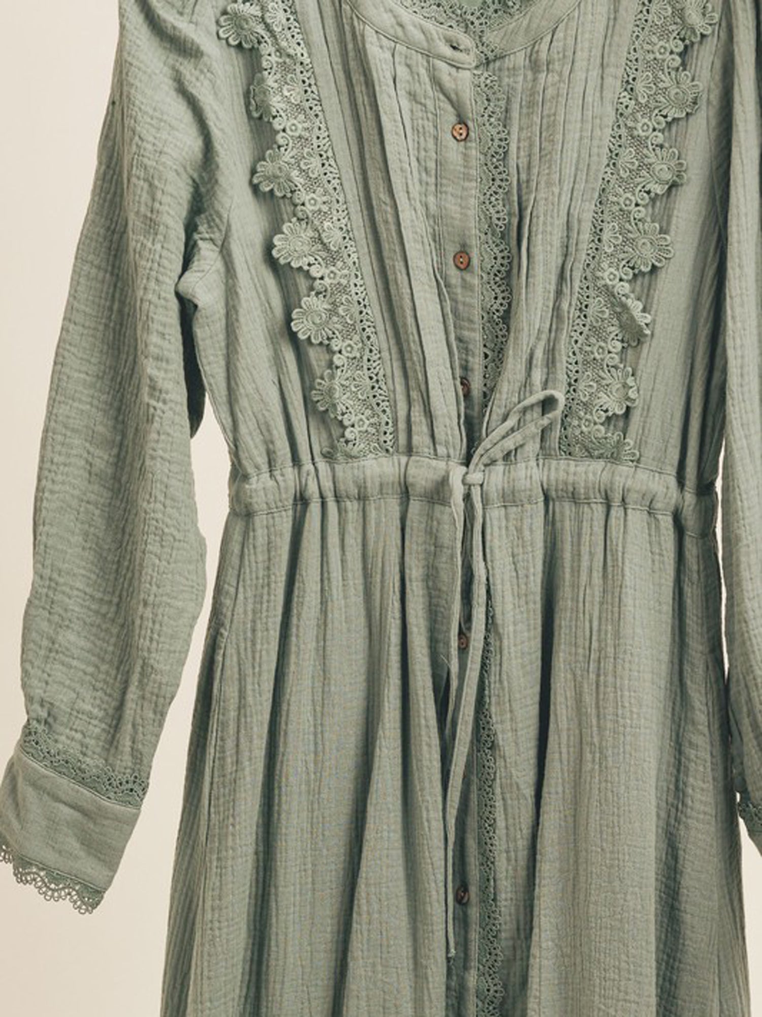 Just Me Mock Neck Pintuck Dress - Dresses