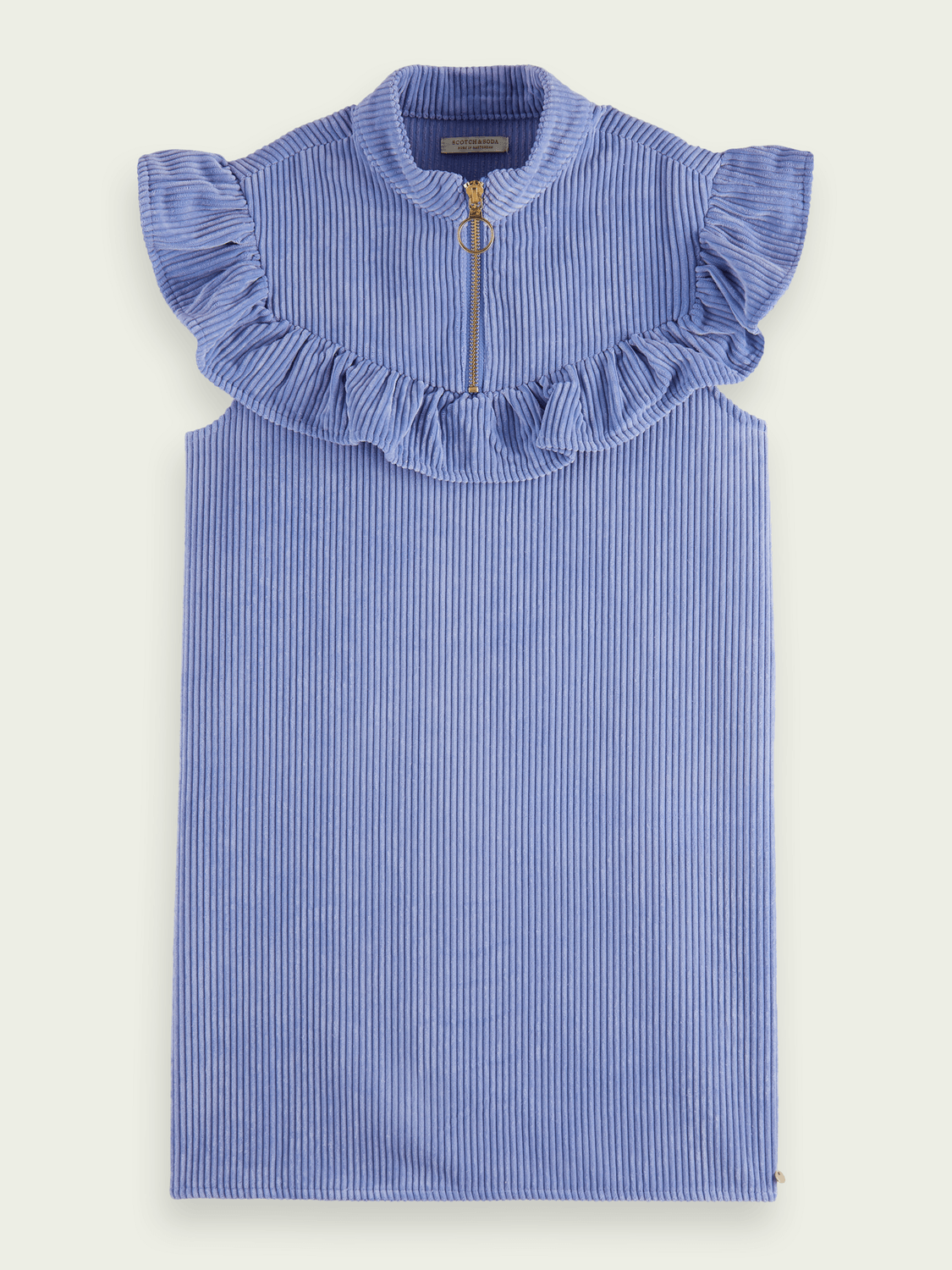 Scotch&Soda Corduroy Ruffle Yoke Dress Scotch&Soda