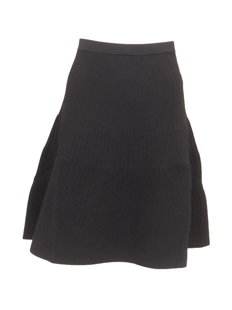 Miss Meme Ribbed Knit Skirt (Style 1815) - PinkOrchidFashion