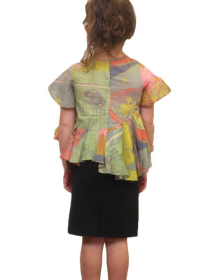 JNBY Bottom Ruffles Short Sleeve Shirt JNBY
