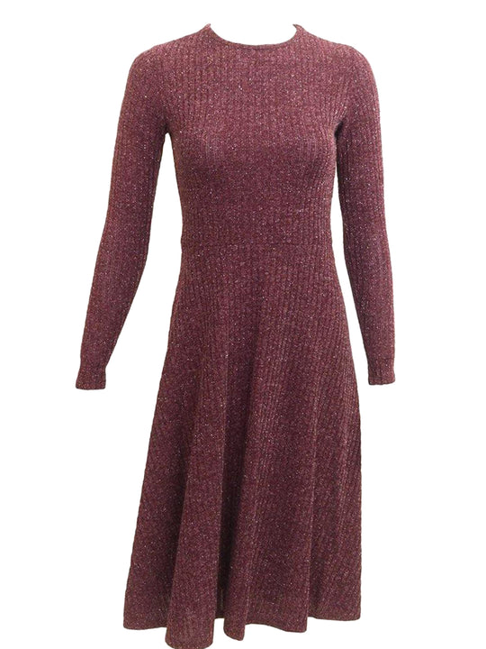 BabyO Lurex Knit Fit & Flare Dress Baby O