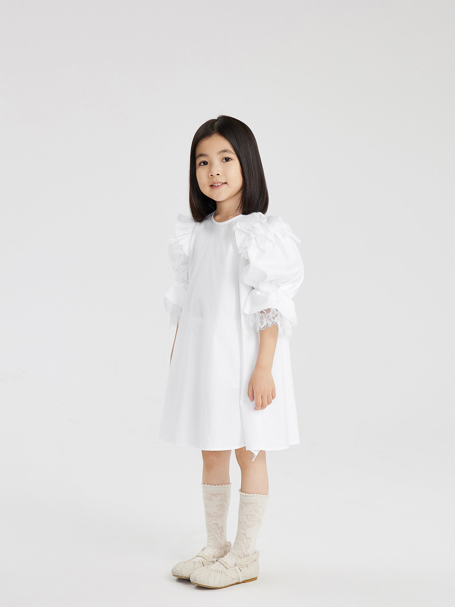 JNBY Aline Puff Sleeve Dress - Dresses