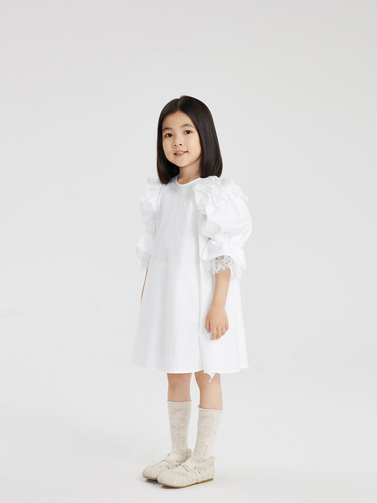 JNBY Aline Puff Sleeve Dress - Dresses