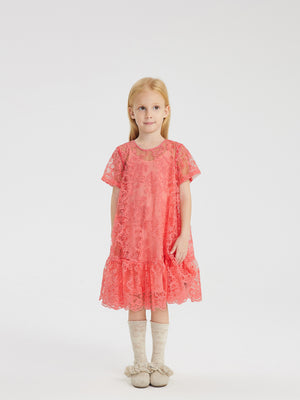 JNBY Lace Ruffle Bottom Dress - Dresses