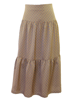 Noni Floral Print Tiered Skirt - Skirts