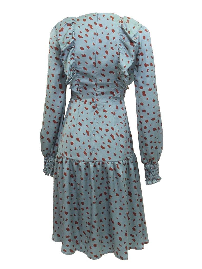 Noni Ruffle Print Dress - PinkOrchidFashion