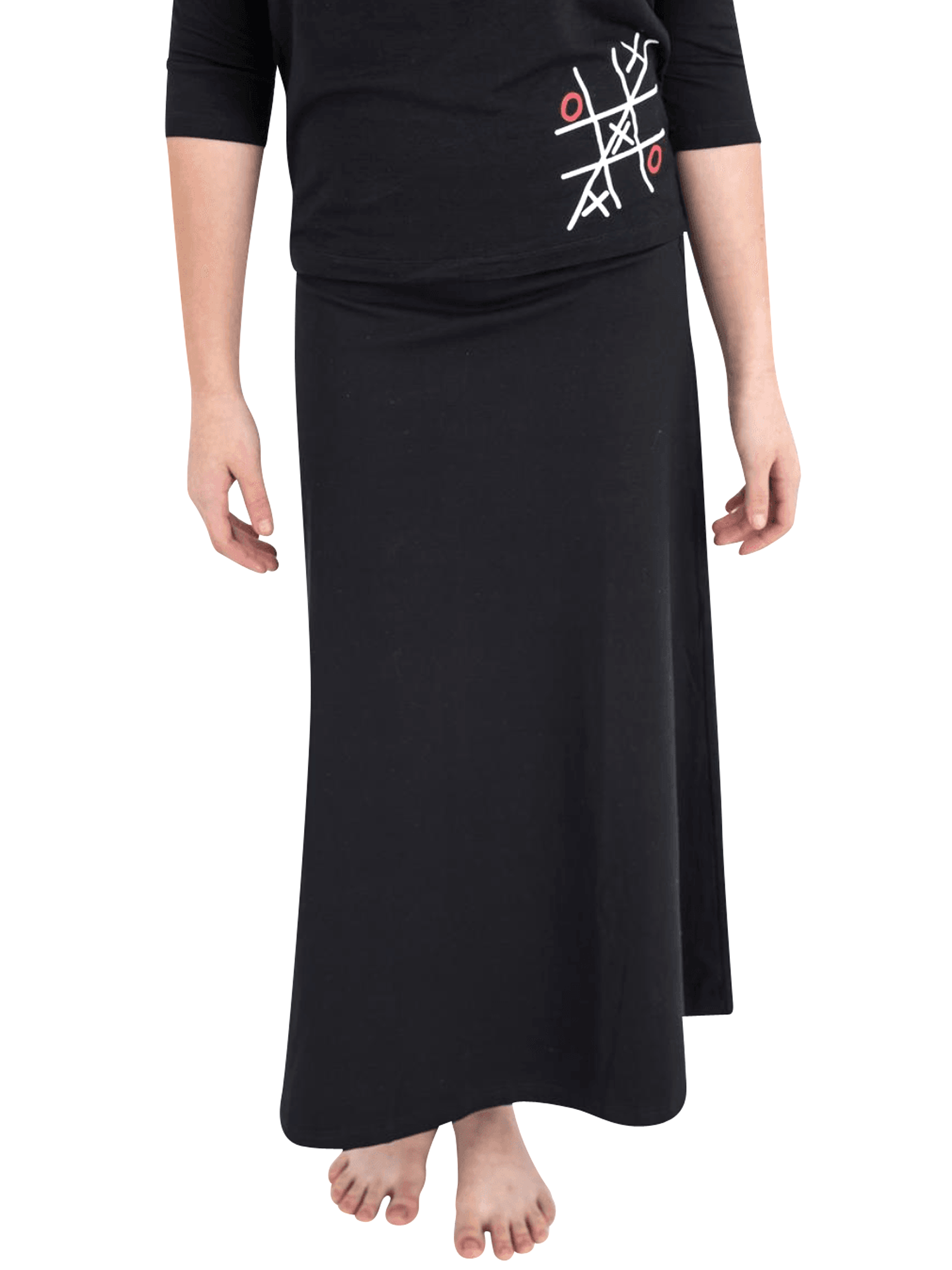 Jay Basics A-line Maxi Skirt Jay Basics