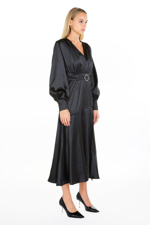 Beulah Stain Maxi Dress With O-Ring - Dresses