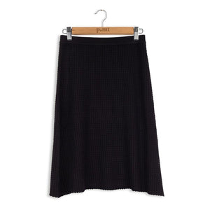 Point Cableknit A-line Skirt - PinkOrchidFashion