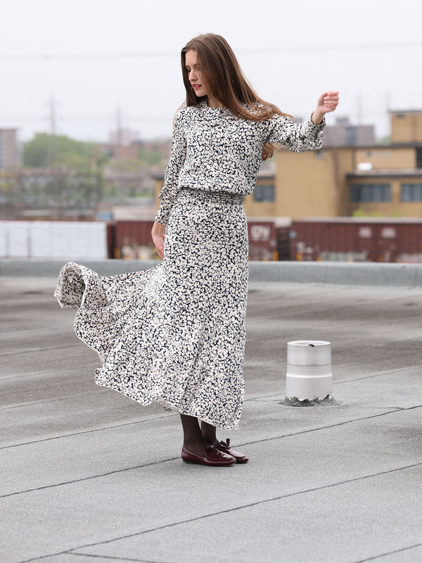 Pinto Printed Tiered Skirt - Skirts