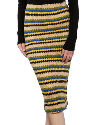 Jovonna London Knit Stripe Skirt - Skirts
