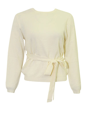 Jamie Belted Knit Sweater Jamie