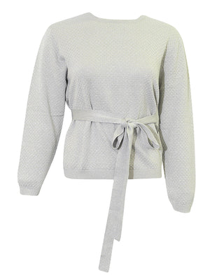 Jamie Belted Knit Sweater Jamie