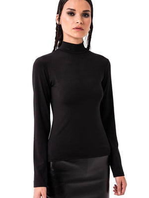 Kiki Riki Mock Neck Long Sleeve Top Kiki Riki