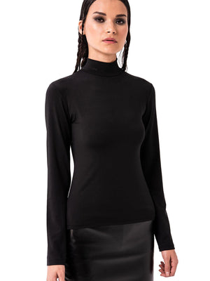 Kiki Riki Mock Neck Long Sleeve Top Kiki Riki