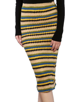 Jovonna London Knit Stripe Skirt - Skirts