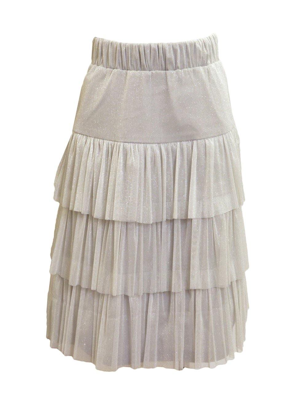 Miss Issippi Juniors Mesh Tier Skirt - PinkOrchidFashion