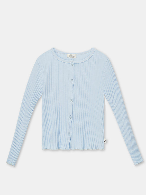 My Little Cozmo Ribbed Slub Cardigan - Shirts & Tops